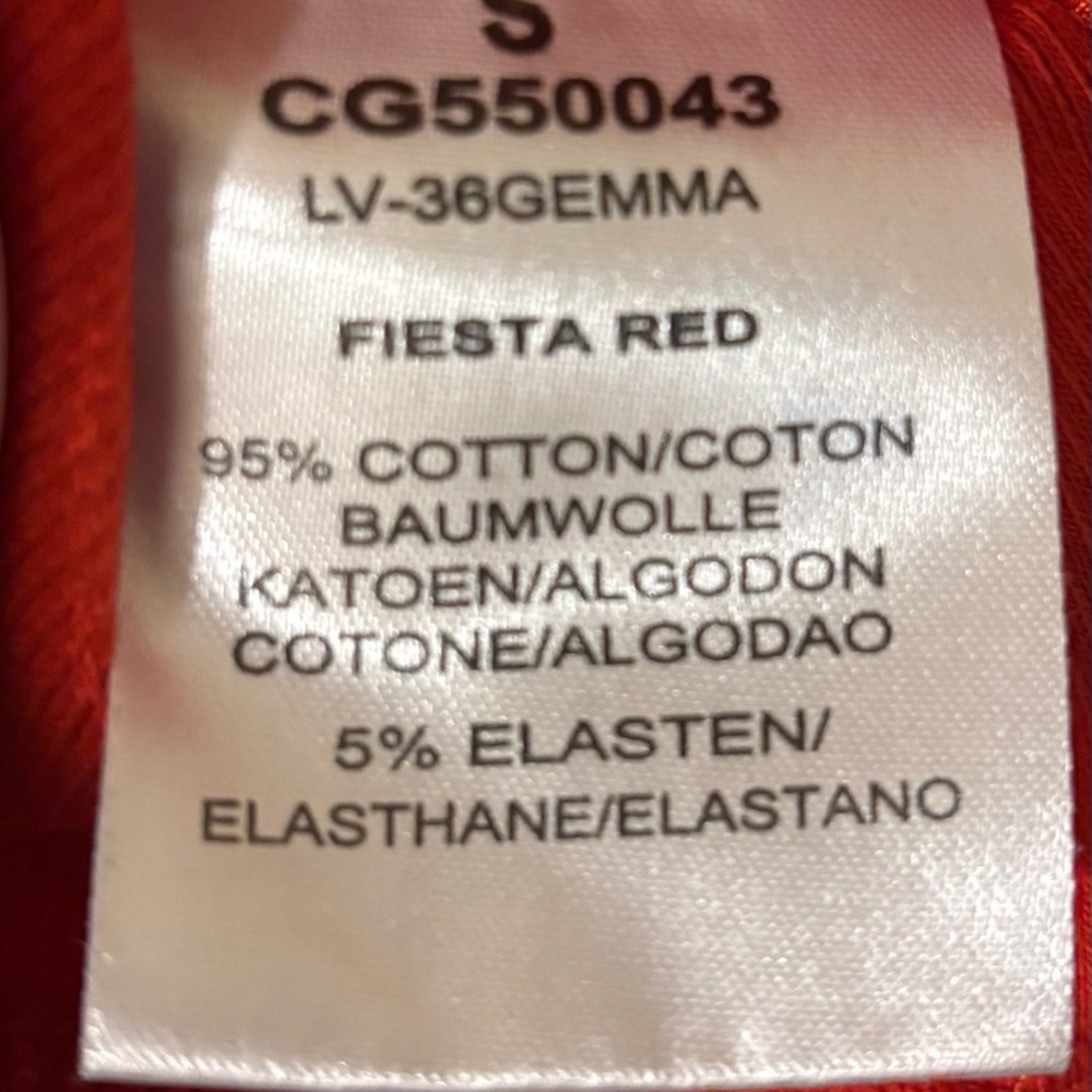 Brave Soul London Ruffle Shoulder Fiesta Red Tank Top Small - Picture 4 of 7